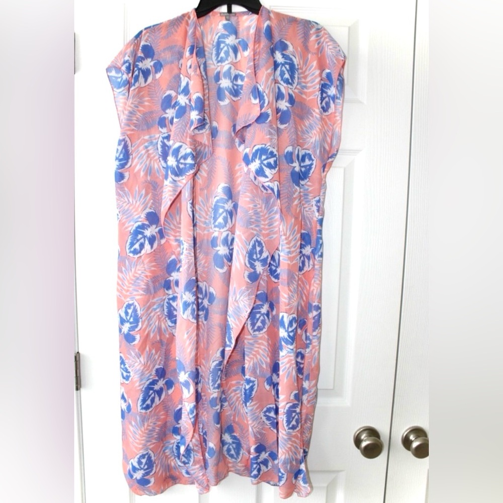 Charlotte Russe | floral drape front duster